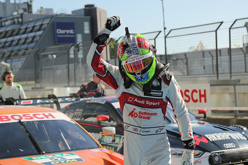 ポールポジションを獲得したジェイミー・グリーン