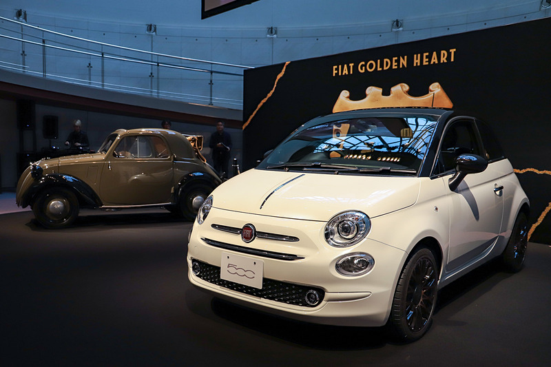 フィアット創業120周年を祝う限定車の第2弾「120th Tuxedo」を「500」「500C」に設定