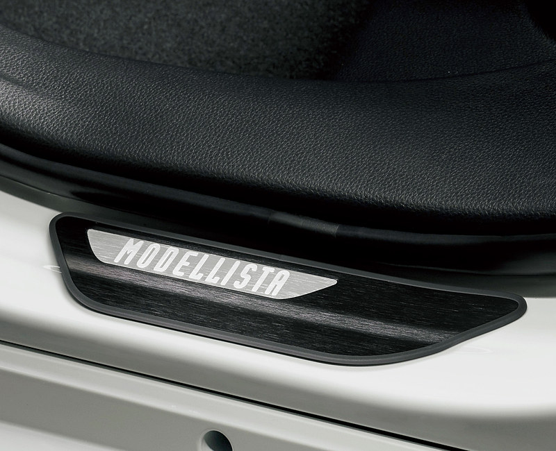 スカッフプレート（ブラック×シルバー）：2万3100円