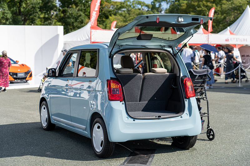 たくさんのホンダ車がずらり