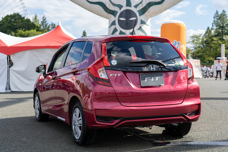たくさんのホンダ車がずらり