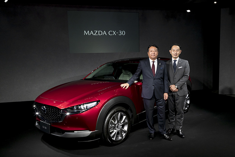 新型クロスオーバーSUV「CX-30」の発表会を開催