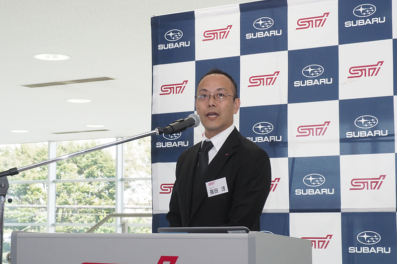 スバルテクニカインターナショナル株式会社 営業部次長 篠田淳氏