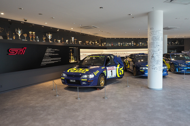車両展示スペースには引き続き、モータースポーツで活躍した車両を展示する