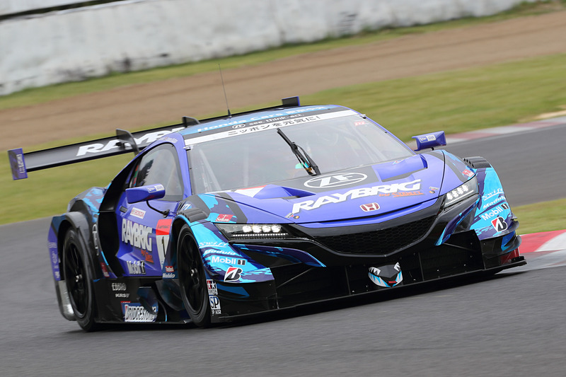 予選2位は1号車 RAYBRIG NSX-GT（山本尚貴/ジェンソン・バトン組、BS）