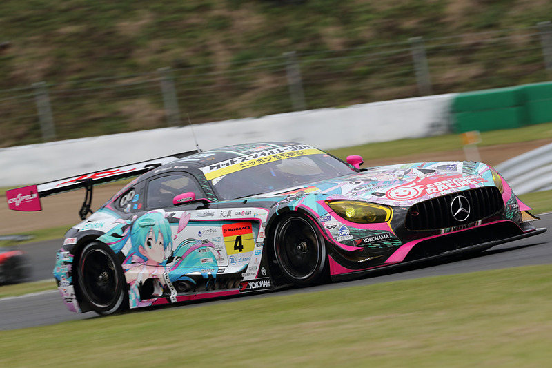 6位は4号車 グッドスマイル 初音ミク AMG（谷口信輝/片岡龍也組、YH）