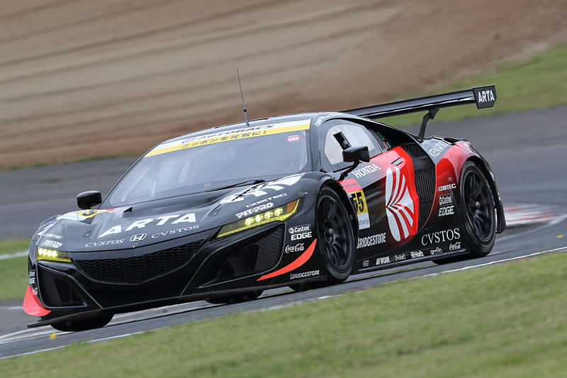 予選2位は55号車 ARTA NSX GT3（高木真一/福住仁嶺組、BS）