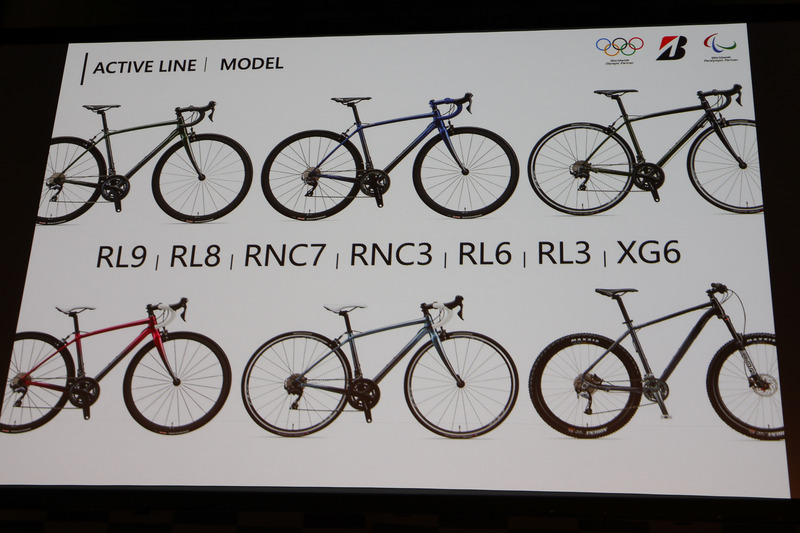 アクティブラインのモデルラインアップ