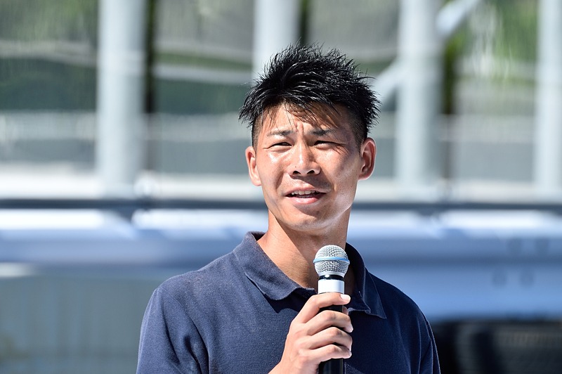 LOVE LOCALプロジェクトリーダーの榊原康政氏。スパ西浦モーターパークは発売当初のPV撮影で使用していたことや、コペン GR SPORT コンセプト、コペン クーペやCero プレミアムのPV撮影でも使用していたことが明かされた。そして「日本にはコペンの聖地と言える場所がいくつかありますが、蒲郡市もその1つと言えるのではないかなと思います」と語った