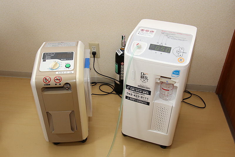 在宅酸素療法に利用する「酸素濃縮装置」