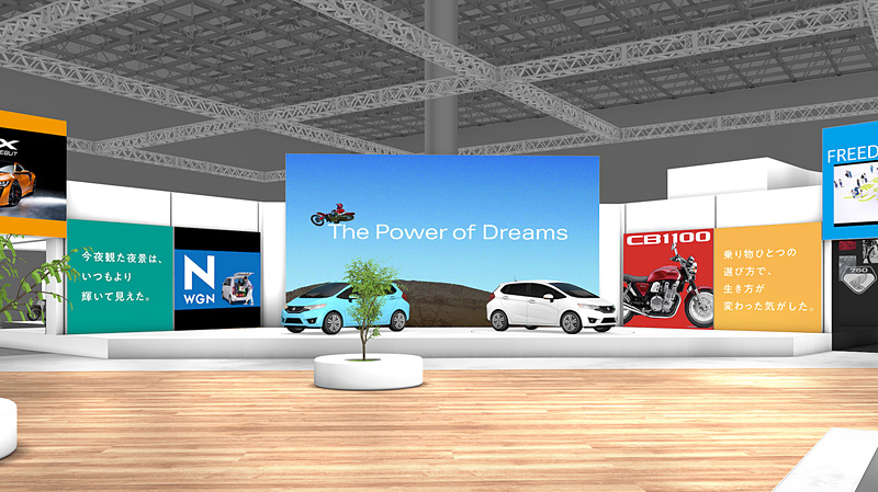 東京モーターショー 2019におけるホンダメインブースのイメージ