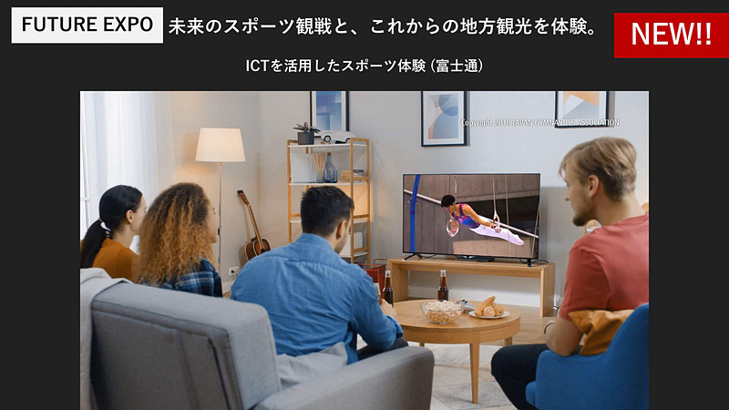 未来のスポーツ観戦エリア