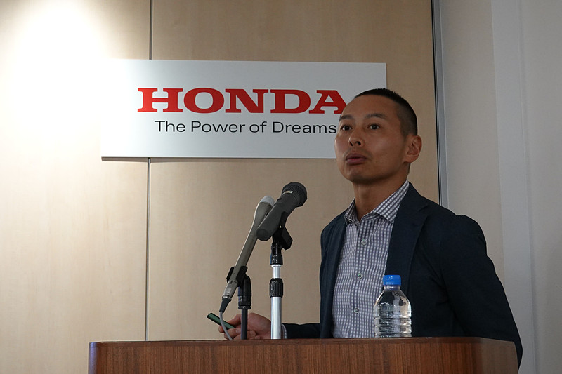 本田技研工業株式会社 広報部 商品・技術広報課 主任 三浦元毅氏