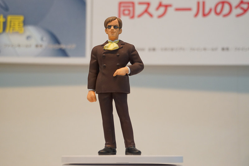 ムスカ大佐も付属する「飛行戦艦ゴリアテ」を展示するファインモールド