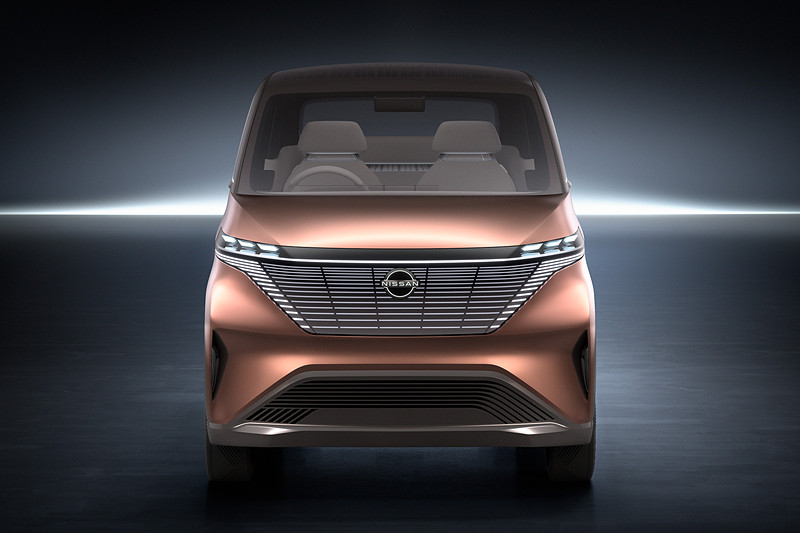 ニッサン IMkのボディサイズは3434×1512×1644mm（全長×全幅×全高。全幅はドアミラーを除く）。軽自動車規格に近いサイズのEVコンセプトカーとなる