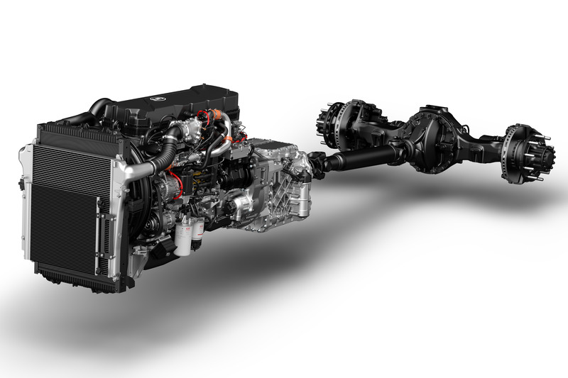 馬力・トルクを向上させた「GH11エンジン」と組み合わせる電子制御式オートマチックトランスミッション「ESCOT-VI」