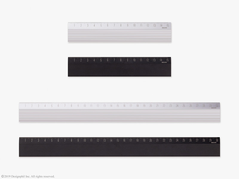定規「ノンスリップアルミ定規」デザインフィル