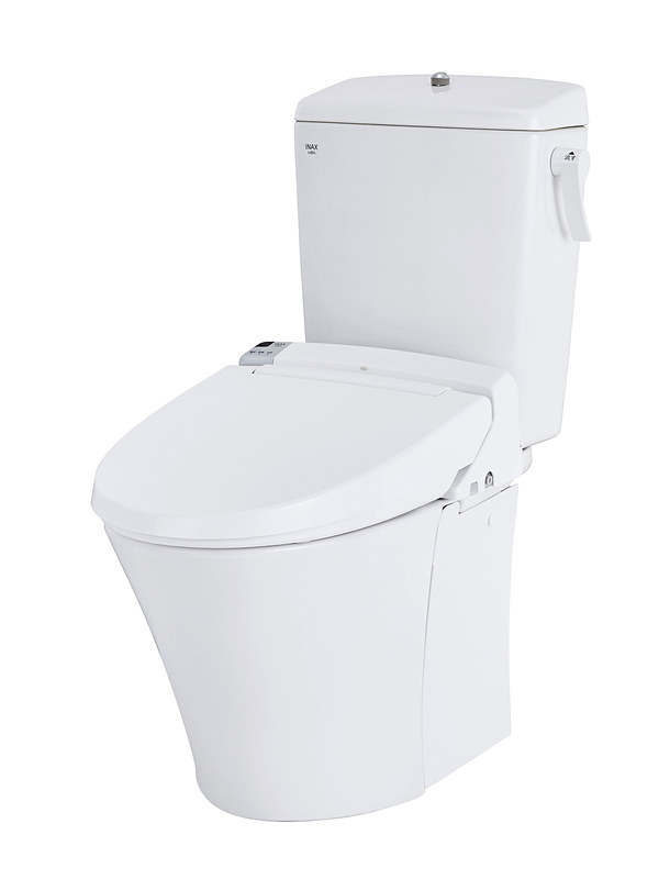 パブリック用大便器「レジリエンストイレ(災害配慮トイレ)BC-P112SA/便器、DT-PB150CH/タンク」LIXIL