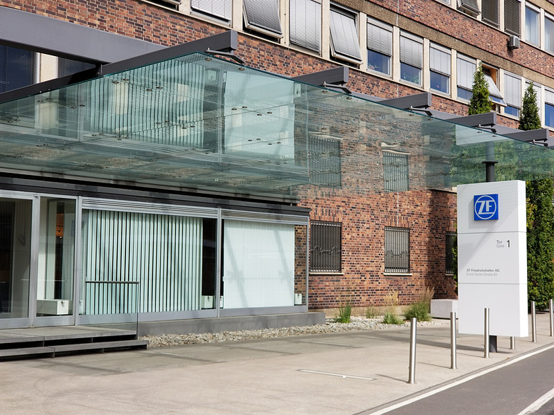 シュバインフルトにはこうしたZFの事業所が多数点在している