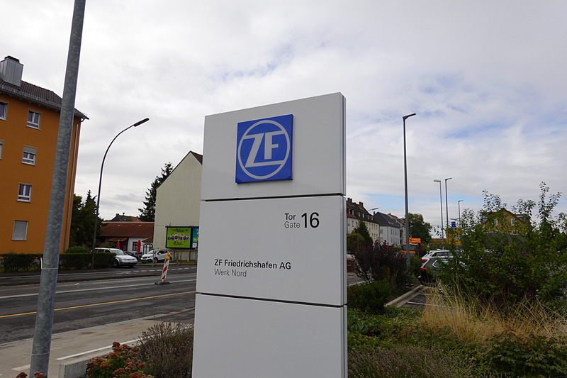 シュバインフルトにはこうしたZFの事業所が多数点在している