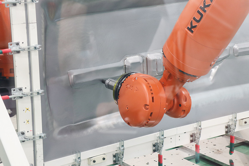 加工途中の様子