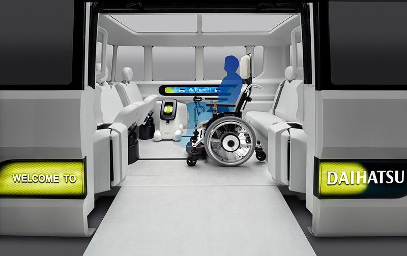 格納式のスロープを搭載