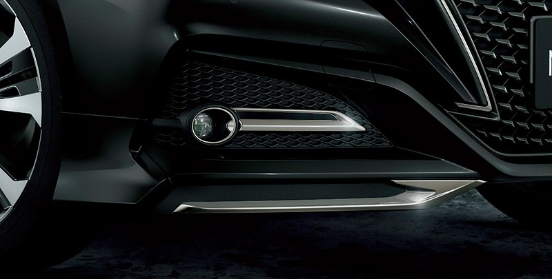 フロントウイングスポイラー（スモークメッキ）：6万500円（塗装済）