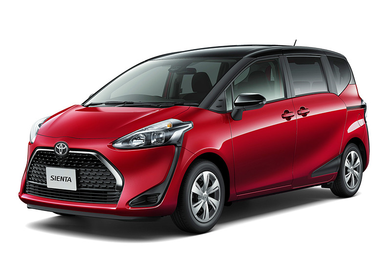 トヨタ自動車「シエンタ」は1万3558台を販売して2か月連続の1位獲得
