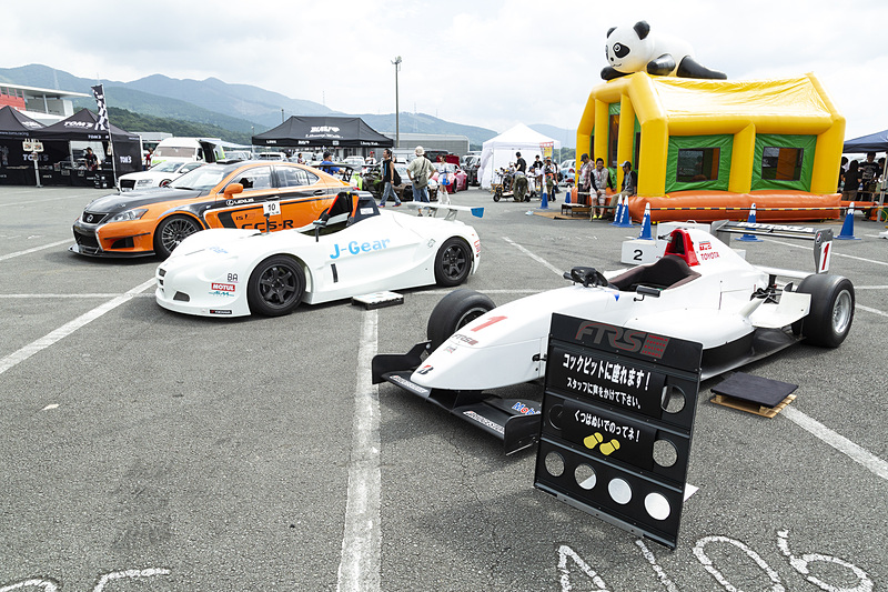 VITA-01やフォーミュラマシンの乗車体験も用意された