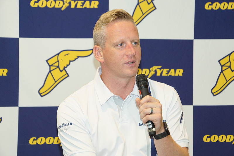 EMEA グッドイヤーレーシング セールス＆技術サポートマネージャーのマイク・マックレガー氏