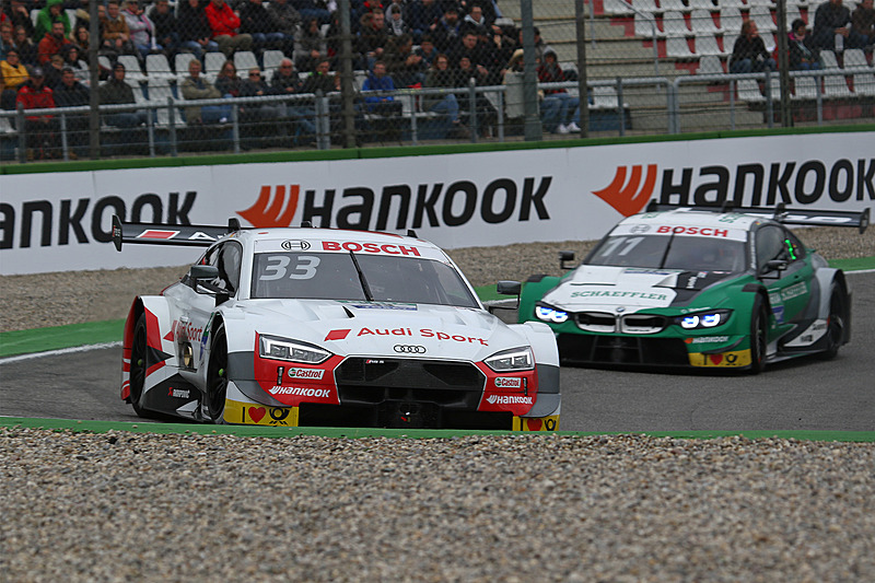 優勝したアウディのレネ・ラスト選手（33号車 Audi Sport RS 5 DTM）