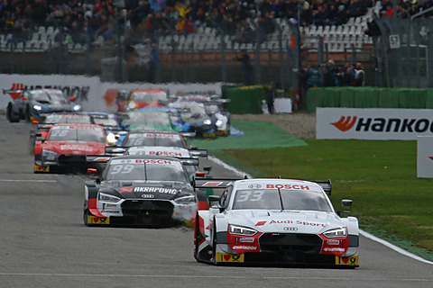 日本からも参戦のDTM最終戦、第1レースは今季王者のアウディのレネ