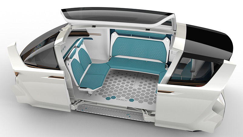 8つのシートレイアウトアレンジが可能