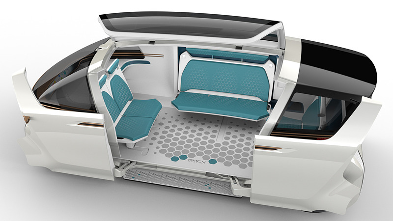 8つのシートレイアウトアレンジが可能