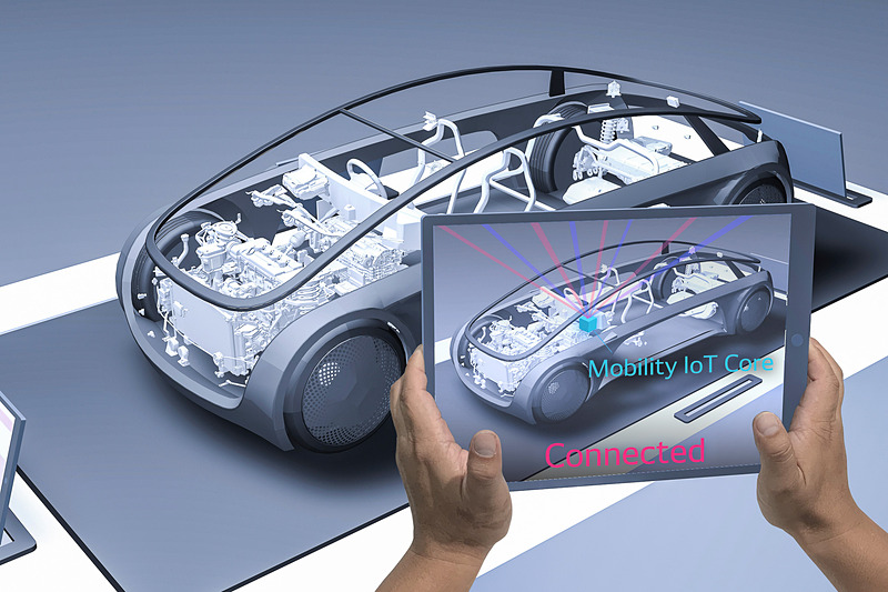 ARミニモックカーを通して、クルマの内部に搭載されているデンソーの製品を分かりやすく紹介