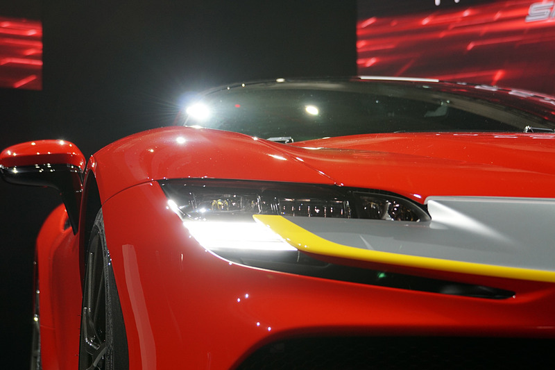 SF90 Stradaleの細部