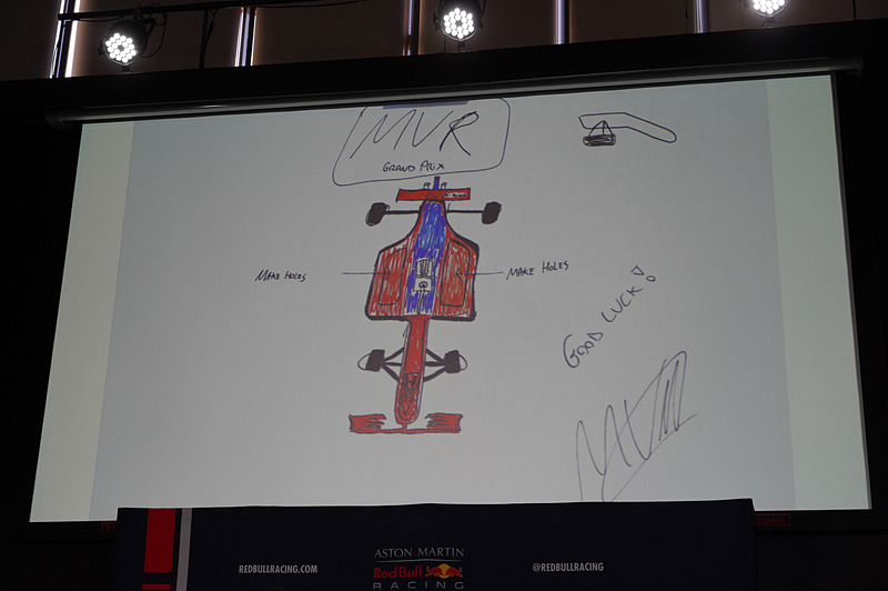 フェルスタッペン選手の元のイラスト