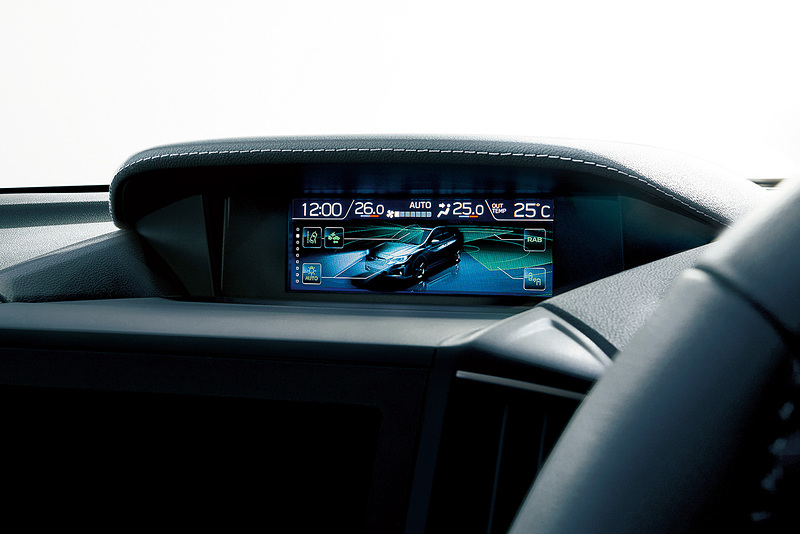 新デザインとなったマルチファンクションディスプレイ