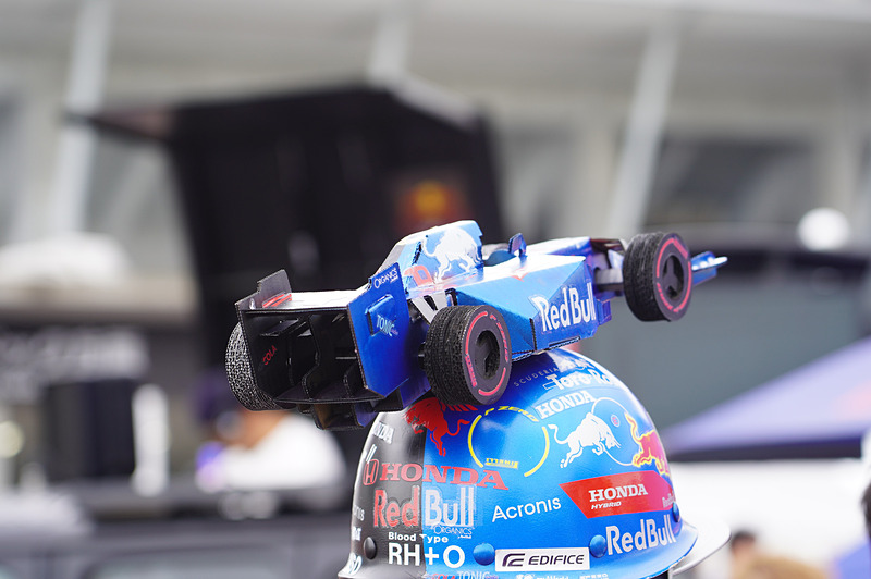 レッドブルやトロロッソの服などを着たファンが今年はさらに増えている