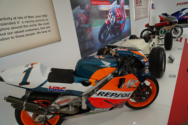 ホンダのレジェンドマシンも展示