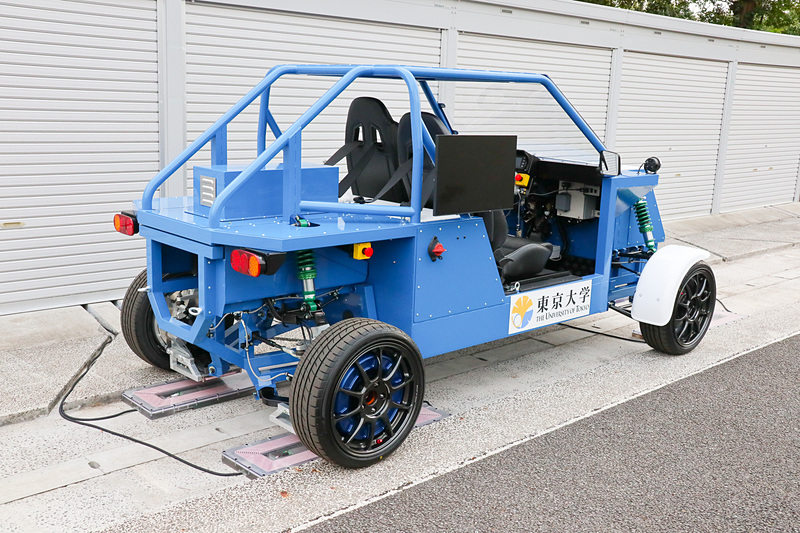 「第3世代走行中ワイヤレス給電インホイールモータ」を搭載した実験車