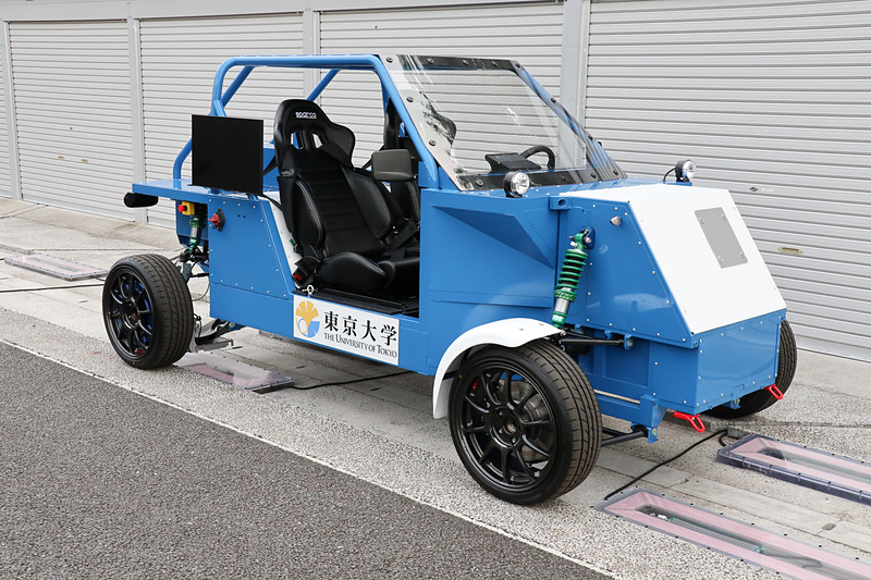 「第3世代走行中ワイヤレス給電インホイールモータ」を搭載した実験車