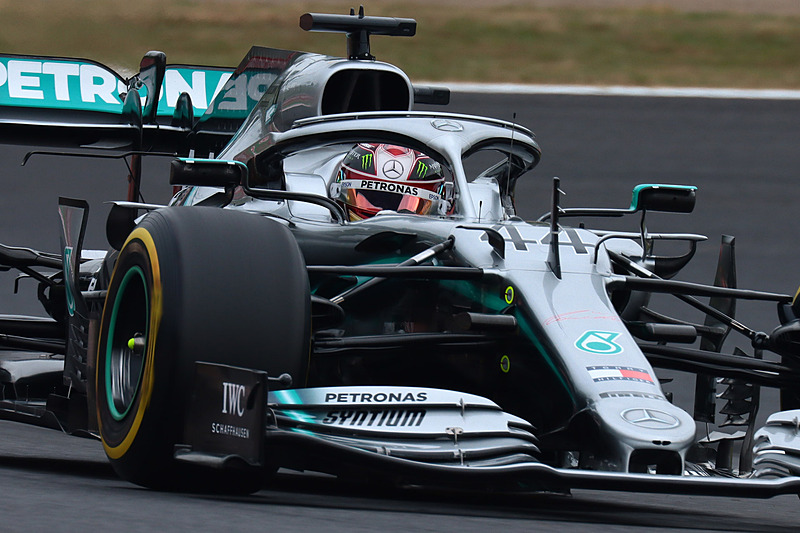 FP2で2位になったルイス・ハミルトン選手（44号車 メルセデス）