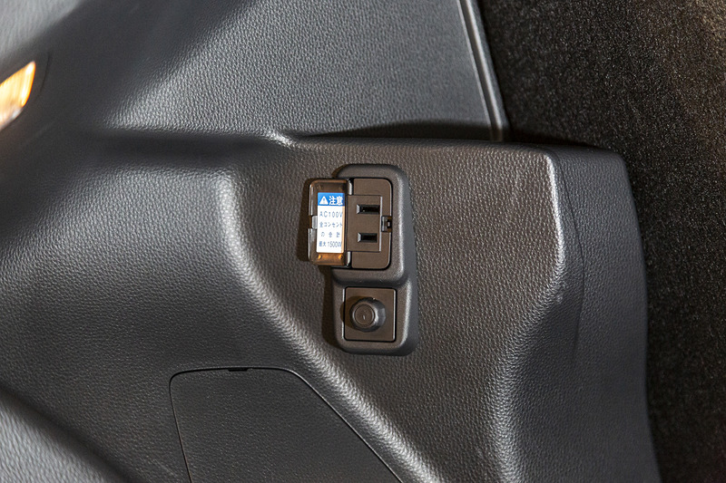 AC100Vアクセサリーコンセントをオプション設定