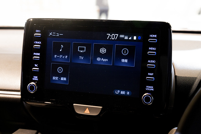 ディスプレイオーディオが標準装備