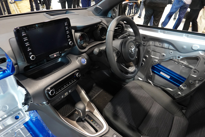 コクピット部。主要なところにハイテンが使われている