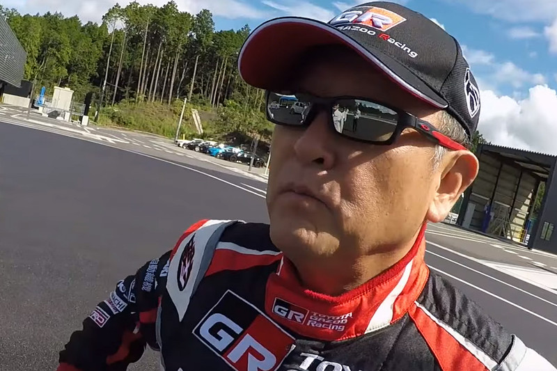 モリゾウ選手姿でコメント