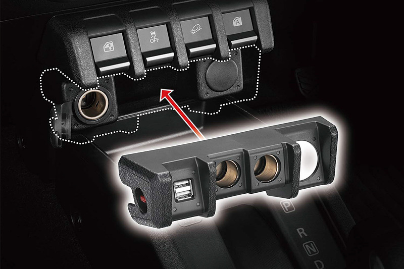 ジムニー専用 増設電源ユニット（品番：NZ587）