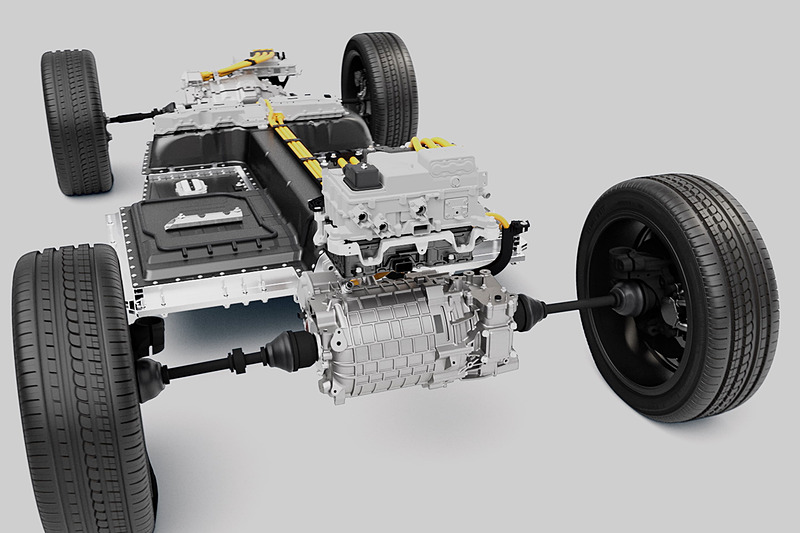 新型EV「XC40 リチャージ」に採用された電動式4輪駆動パワートレーン