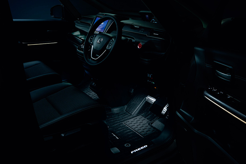 車内イルミネーションの点灯イメージ